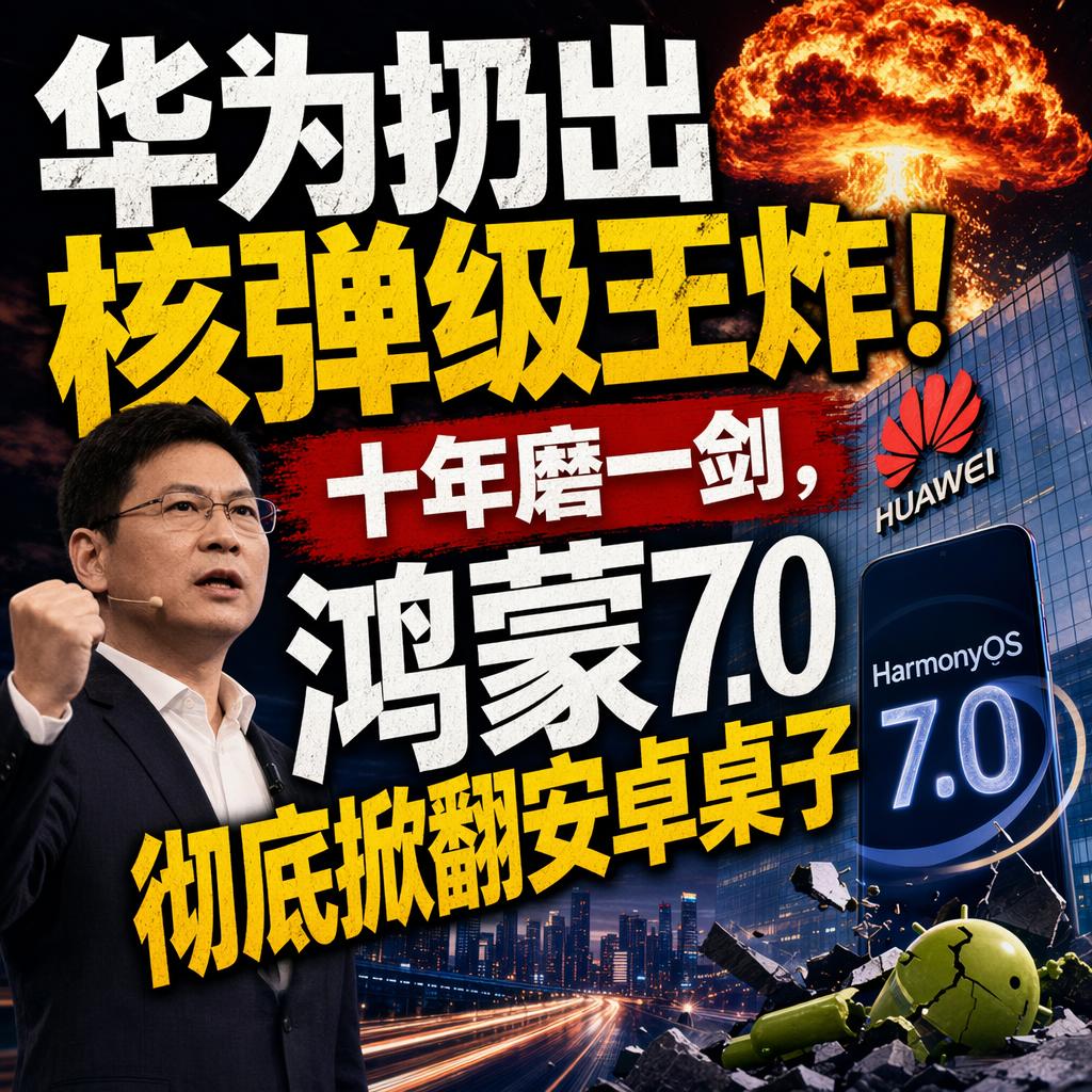 鸿蒙7真的“掀翻安卓桌子”了吗？
很多人一看到“核弹级王炸”就以为安卓要被取代了