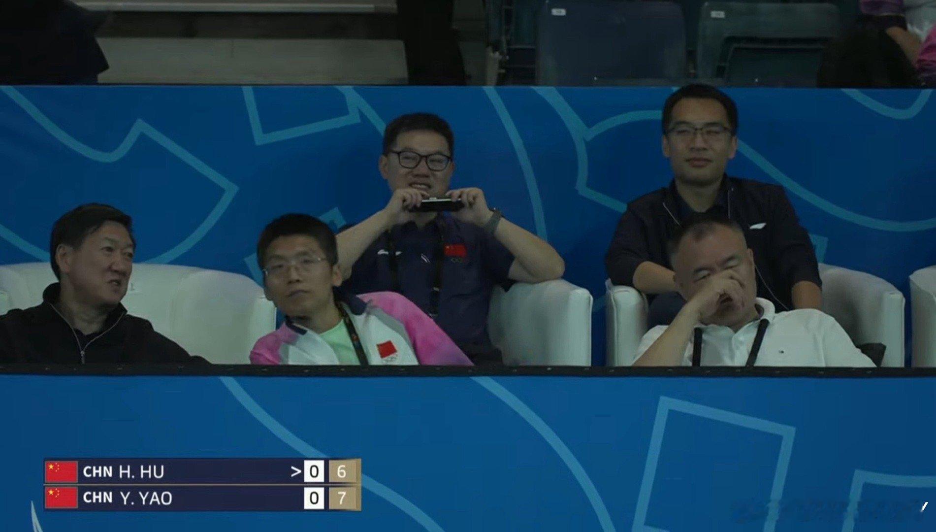 高局现场观看亚青运乒乓球女单决赛（一会还有男单决赛） ​​​