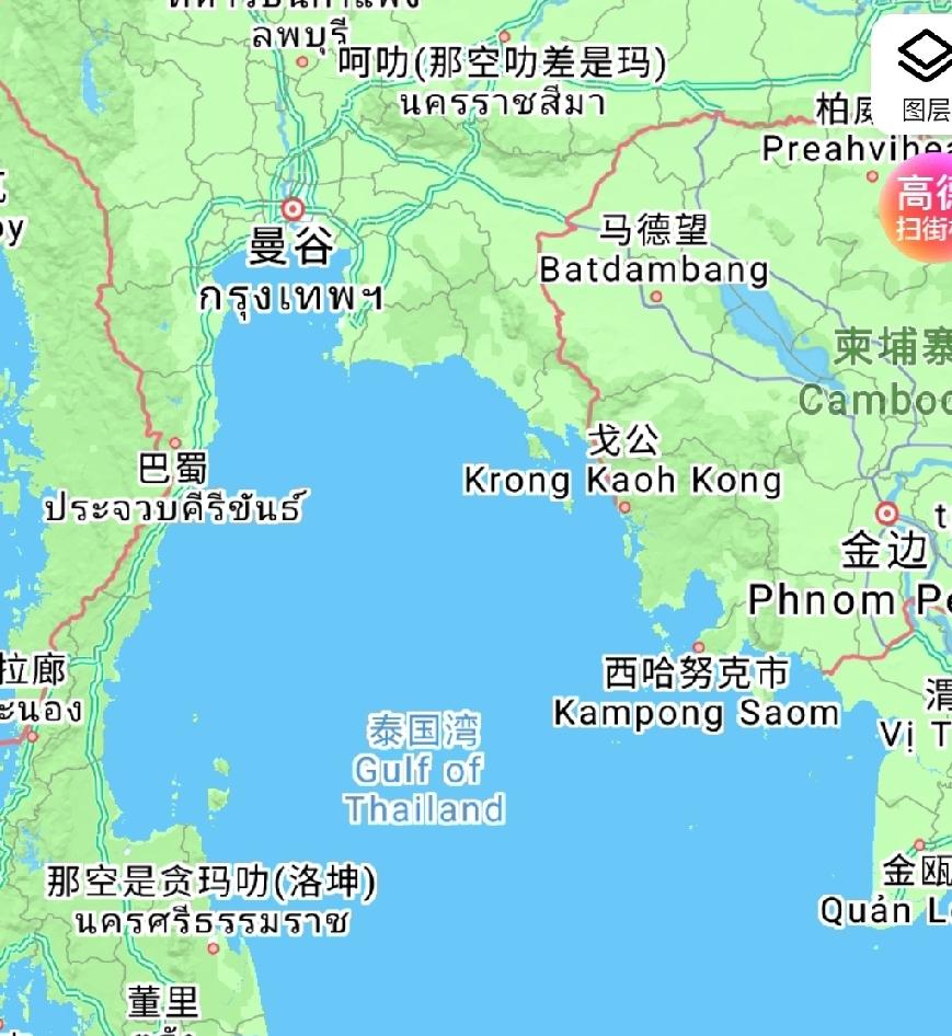 泰军要封锁暹罗湾？
据外媒报道，泰军日前已经向泰国政府建议封锁泰国湾（暹罗湾），