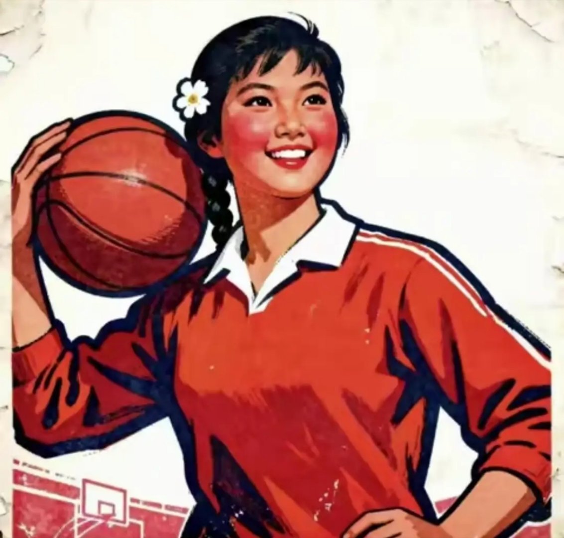 八十年代的人能画出朝气蓬勃，画出精神饱满力量美。 