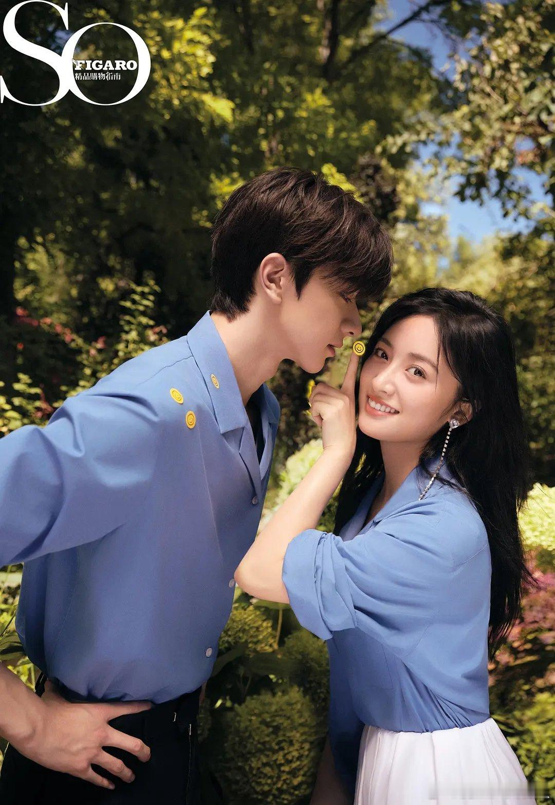 沈月和林一又没有合作，两个人又没有cp感拍的这个合体杂志感觉好朋友不像好朋友，恋