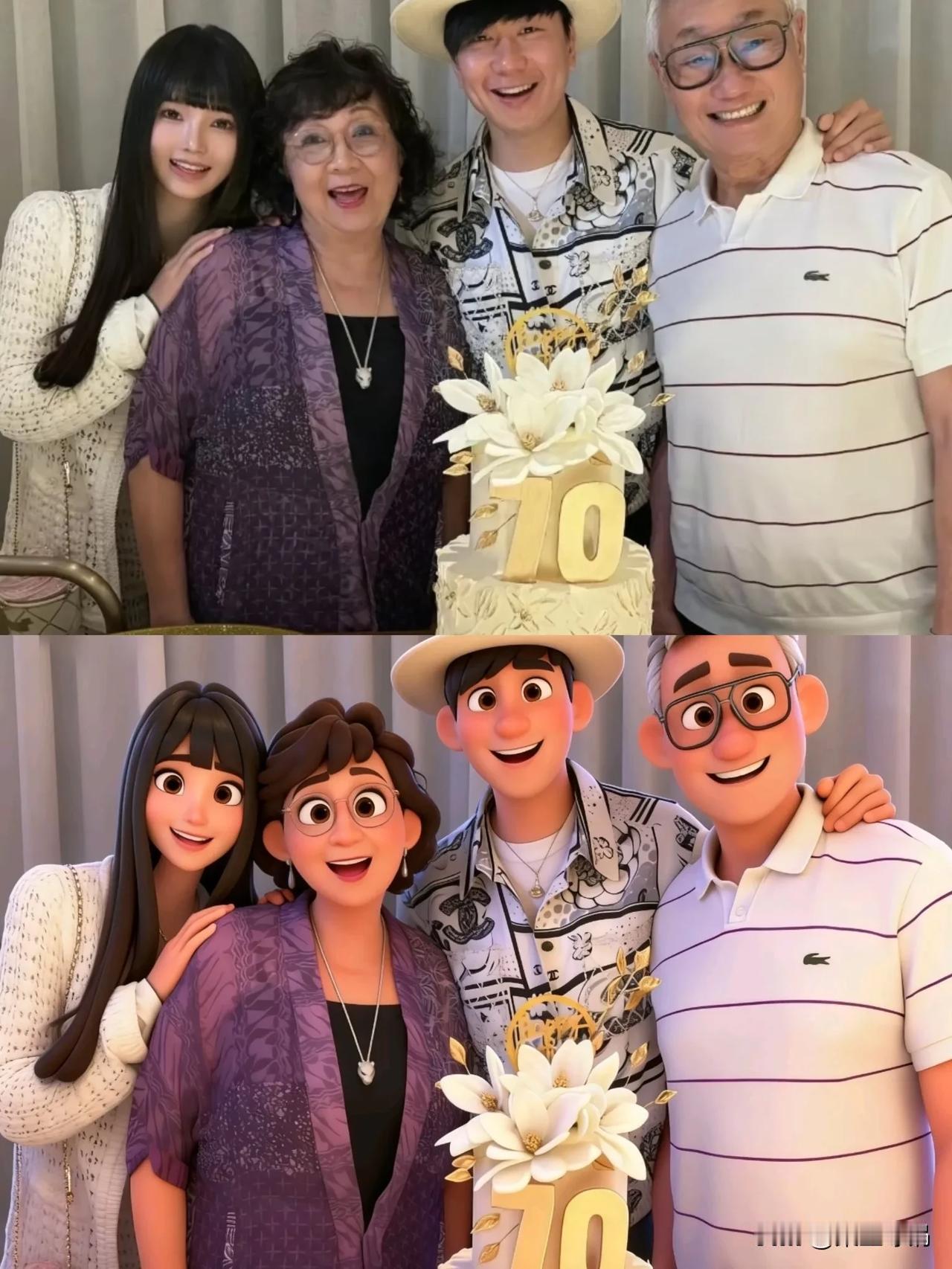 最近网红真的是越来越厉害了，
同样是歌坛上鼎鼎有名的人物，林俊杰的网红小女友七七