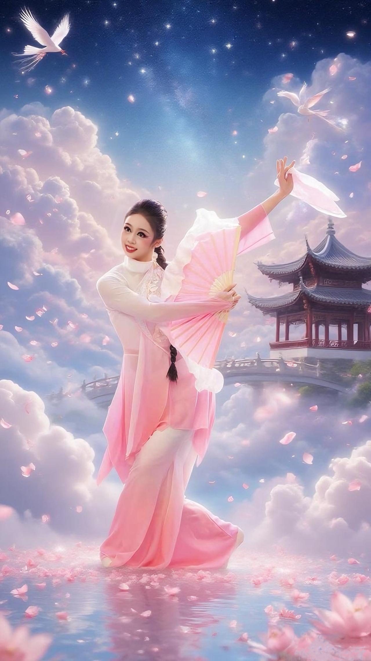 古典舞的美 云想衣裳花想容 仙气十足