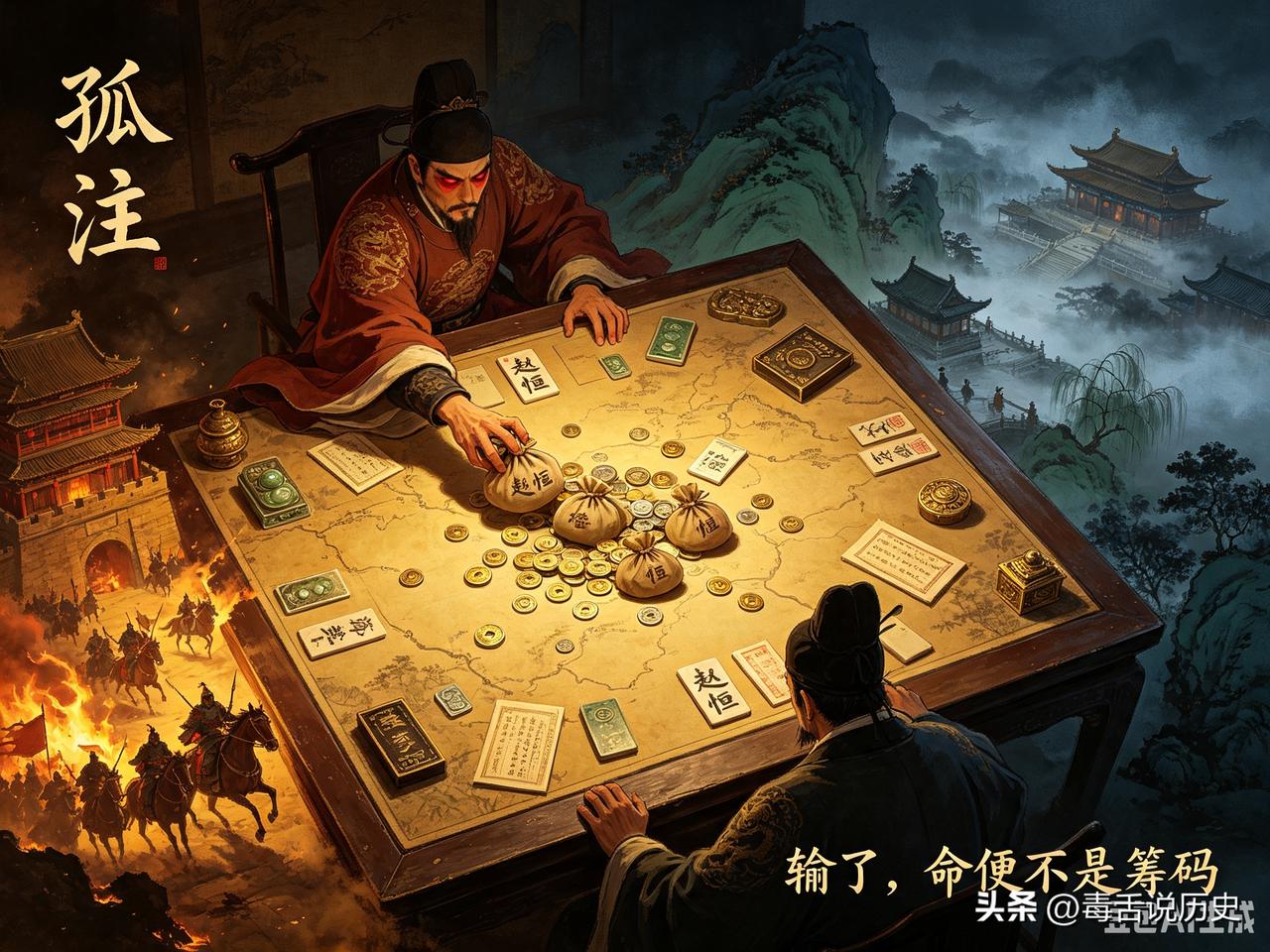 王钦若只用了一个比喻，就让澶渊之盟的头号功臣寇准从云端跌落。景德三年的一天，寇准