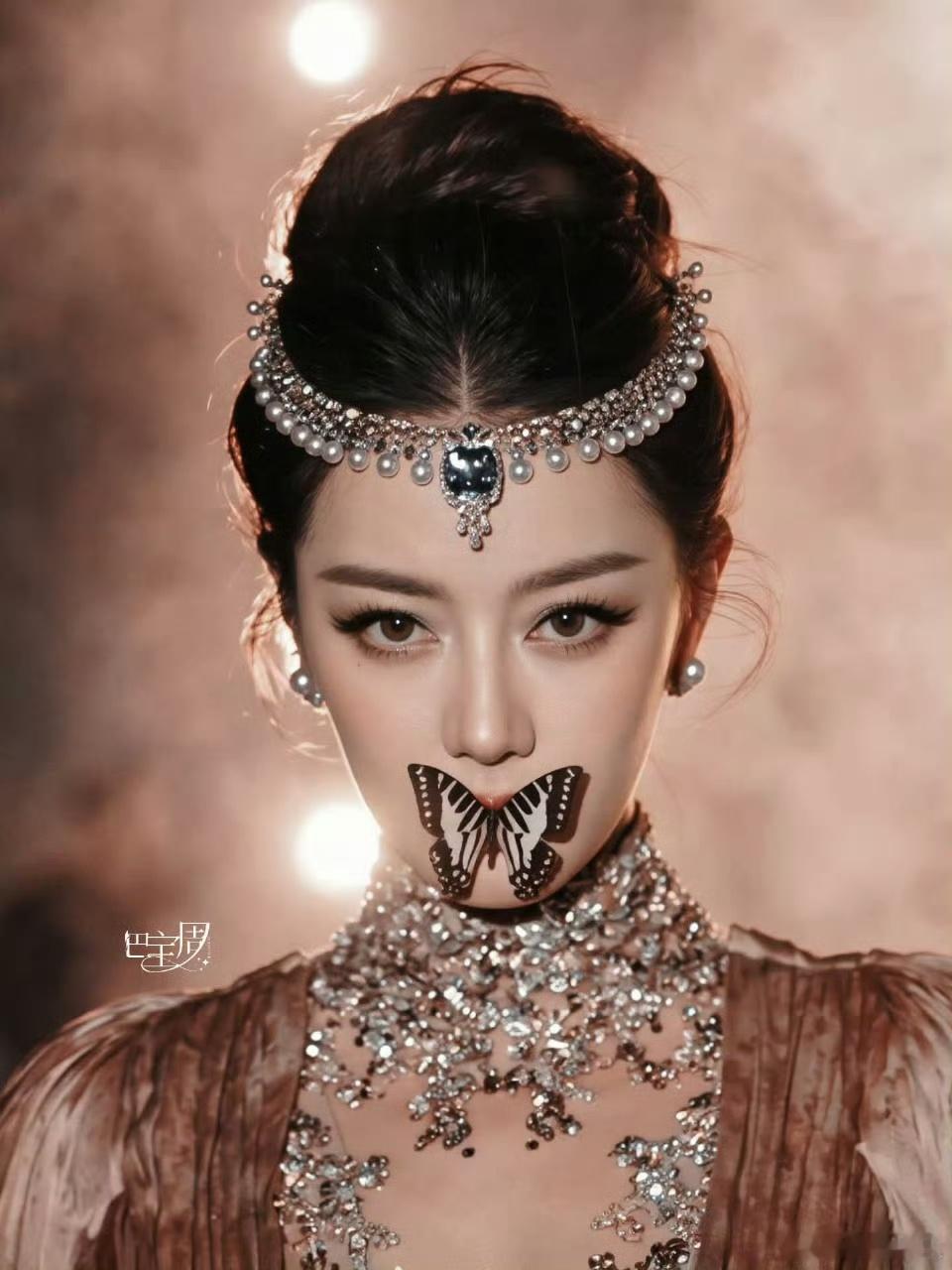 迪丽热巴Vogue热度断层迪丽热巴Vogue活动V指断层领跑  Vogue 盛典