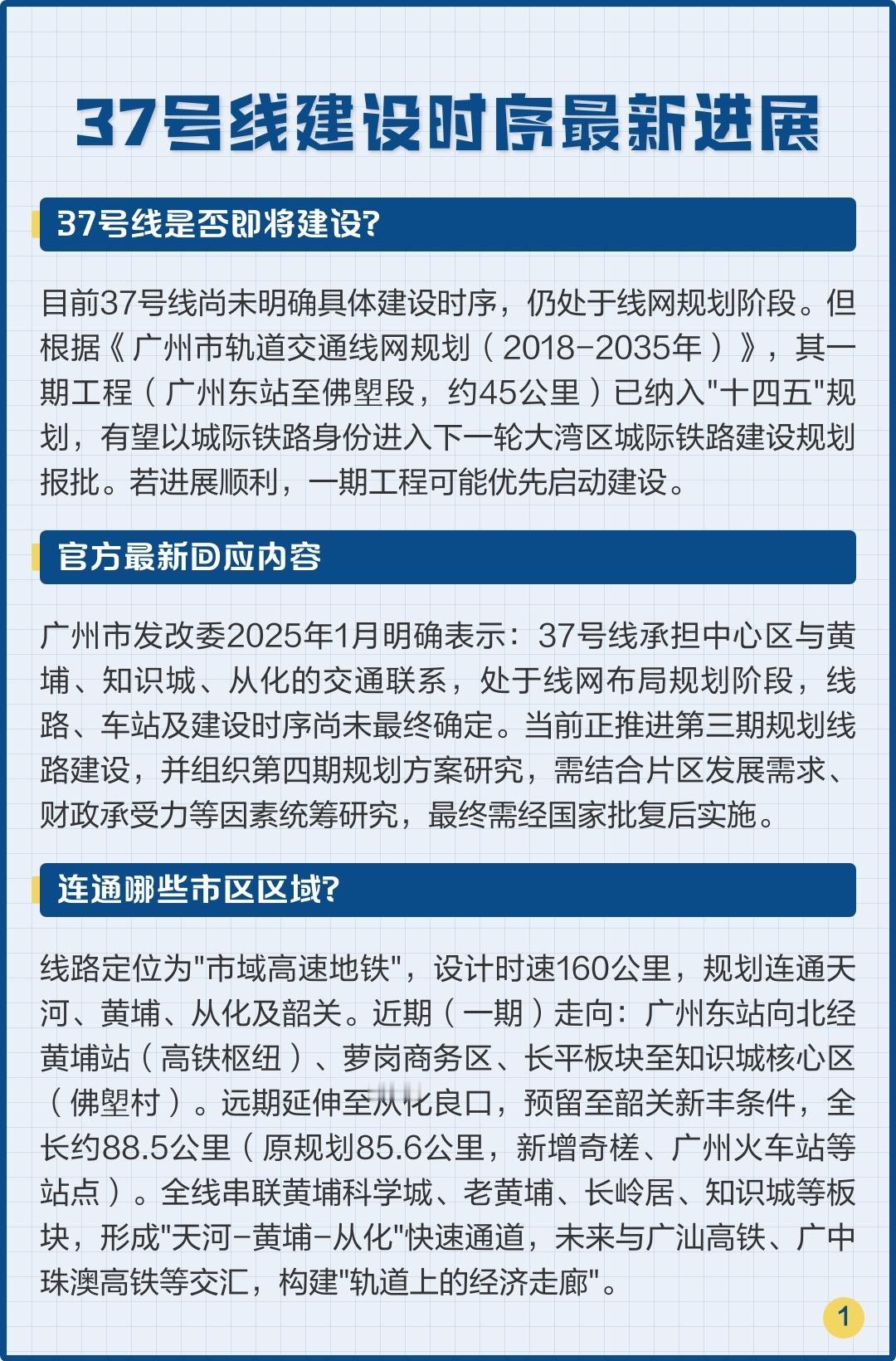 广州地铁37号线二期迟迟未落地，核心是受审批门槛、资金客流、规划时序等多重现实因