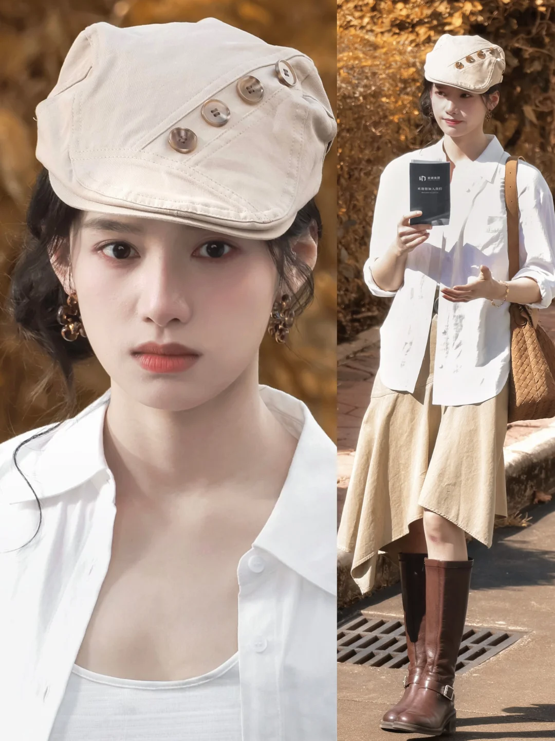 张婧仪路透穿搭，美成啥样了！