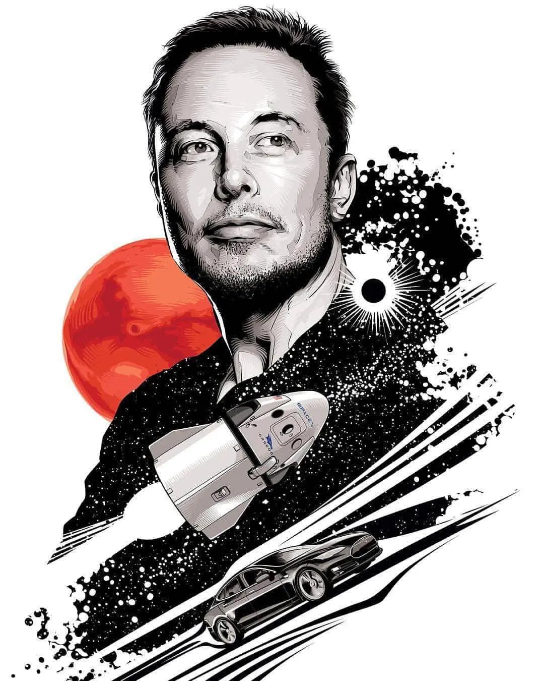 ❤️马斯克太牛了
马斯克采用多线并行、技术网状联动模式，手握六大核心主体：
特斯