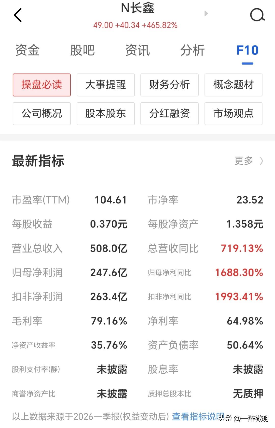 长鑫上市，市值直逼3.5万亿，成为A股第一大盘股。1000亿的利润规模，让长鑫风