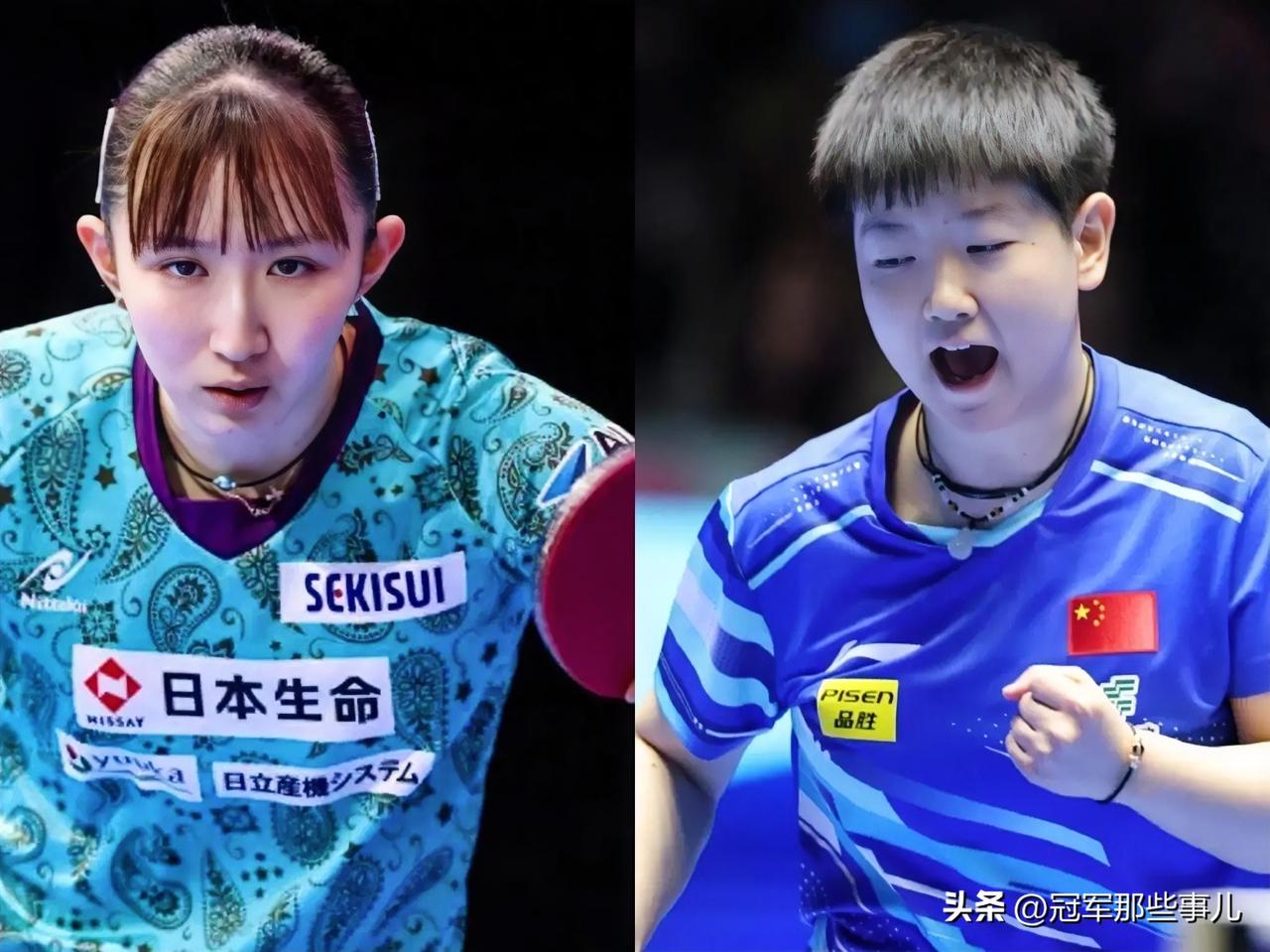 重磅对决，孙颖莎 VS 早田希娜！21场全胜纪录今夜迎终极考验。
 
WTT蒙彼