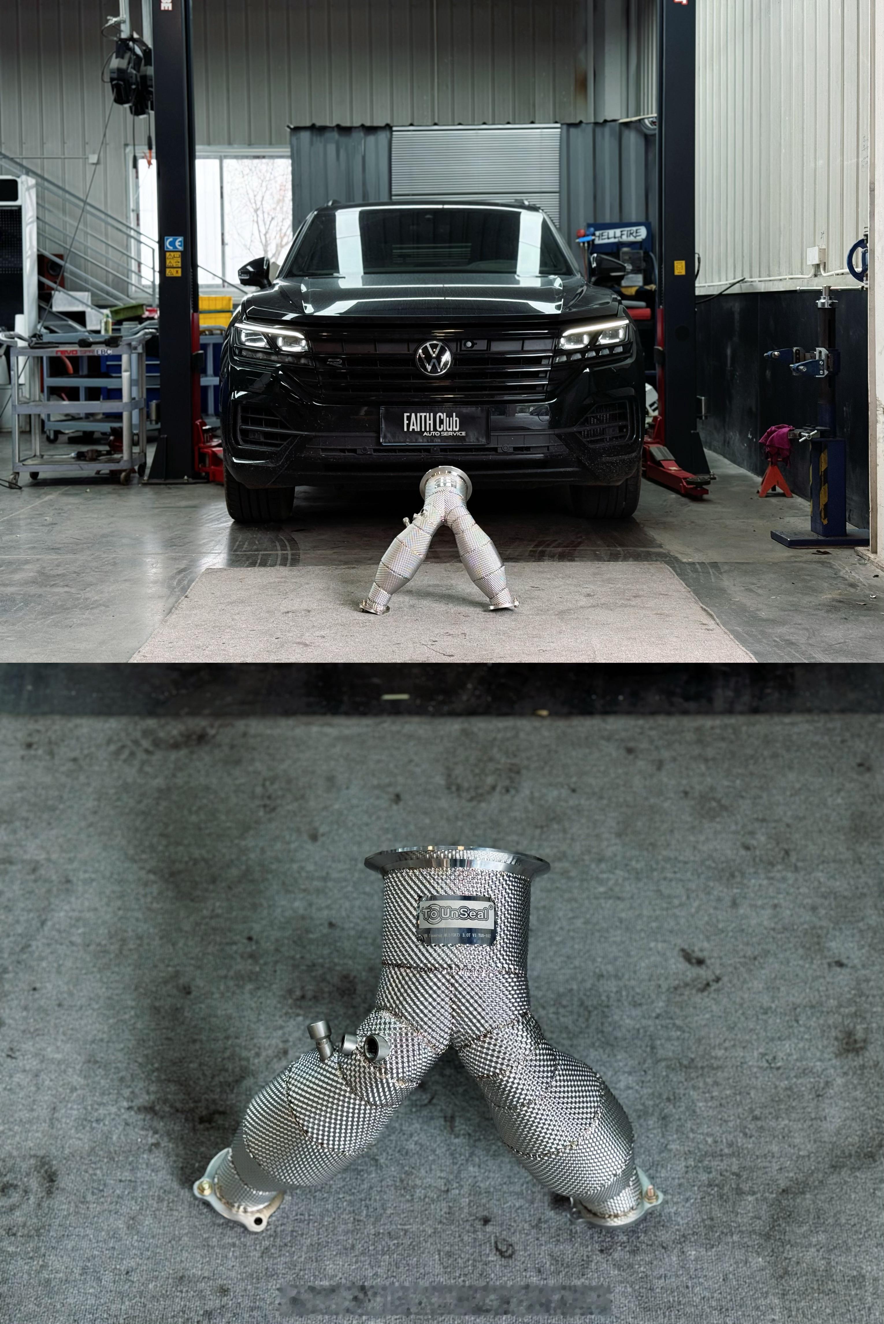 大众途锐3.0T EA839：TUS高流量三元头段，MA Performance