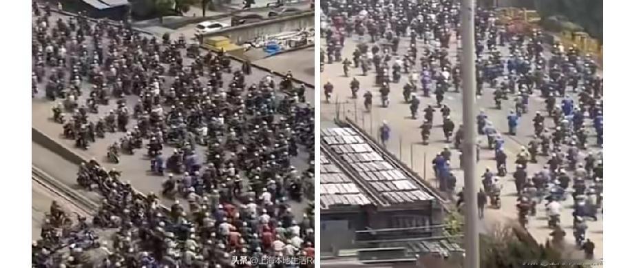 上海江南造船厂简直太牛了！占地面积足足20000多亩，有几万名工人。上下班时，那