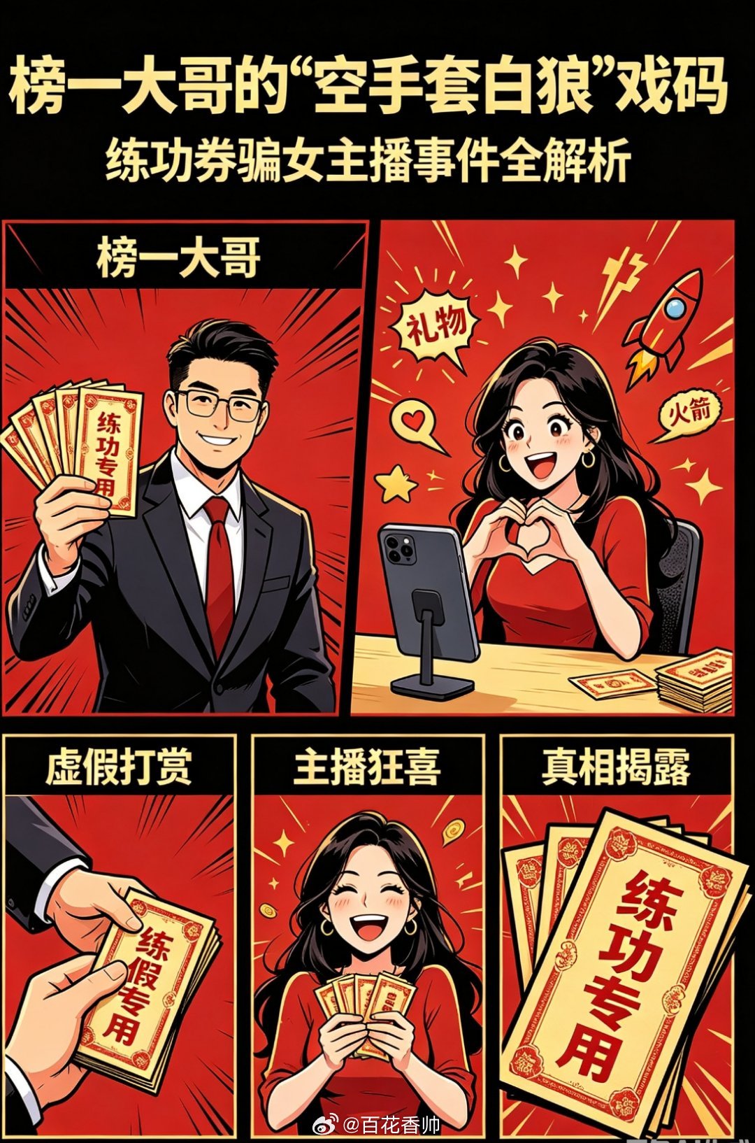男子带20万练功券酒店约见女主播人贵在自尊自爱自重，这位“榜一大哥”堪称行为艺术