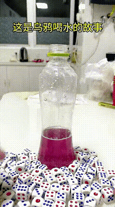 乌鸦喝水一定是假的，因为我实践证明，水的体积上不来的！！！