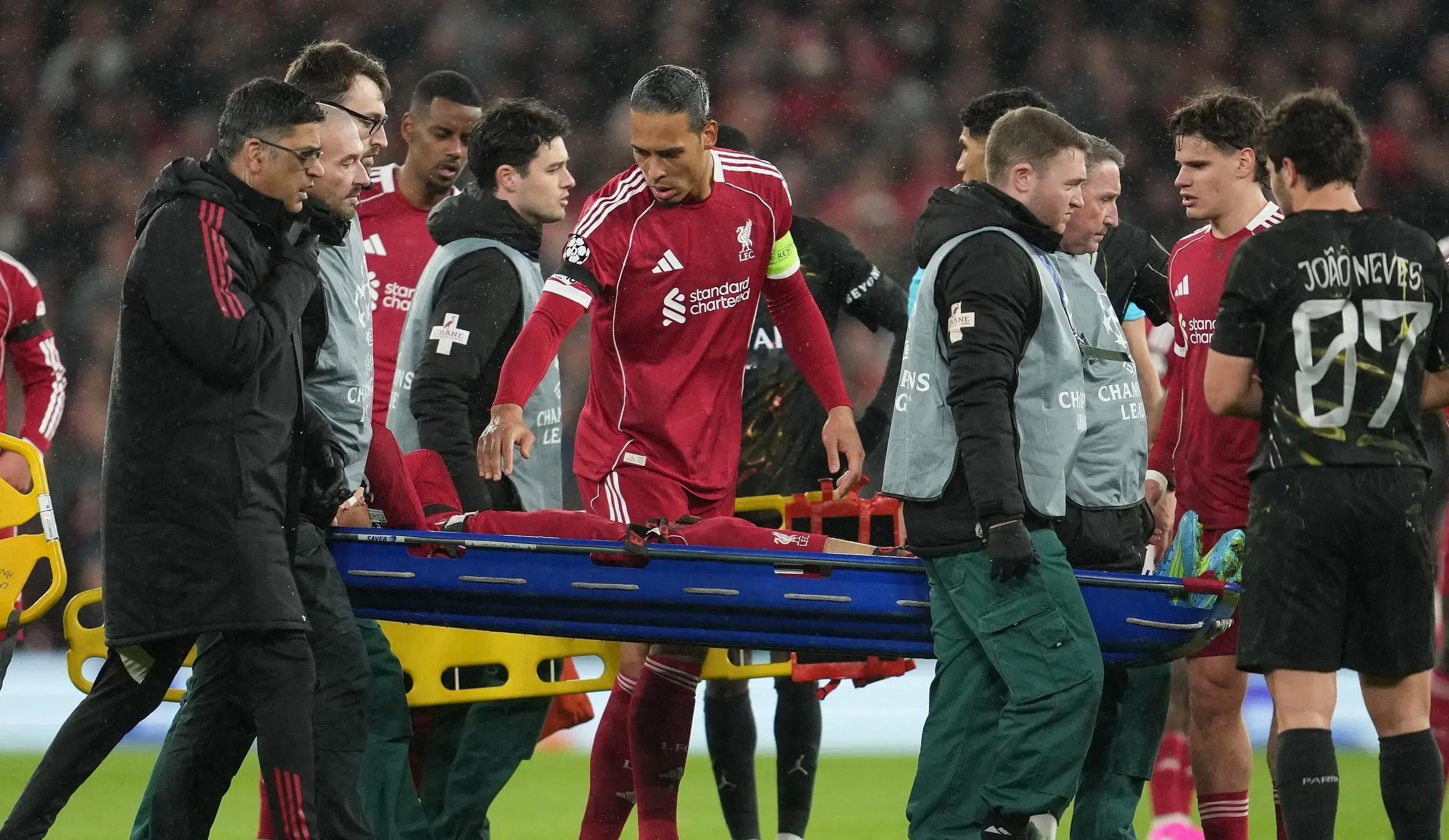 利物浦中锋埃基蒂克遭遇跟腱断裂重伤，无缘世界杯包括队报在内的法媒确认他跟腱断裂。