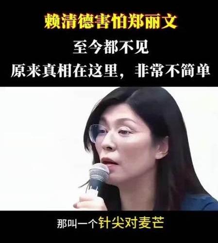 郑丽文约见赖清德“已读不回”——原来真相在这里，非常不简单

郑丽文访陆触发岛内