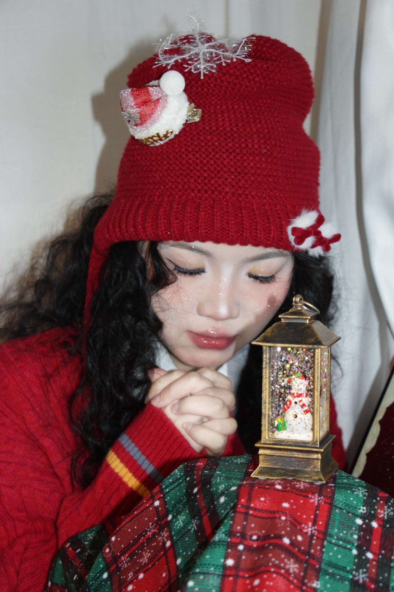 @耶耶缺 红帽爆好运 可甜可盐 定格美好瞬间