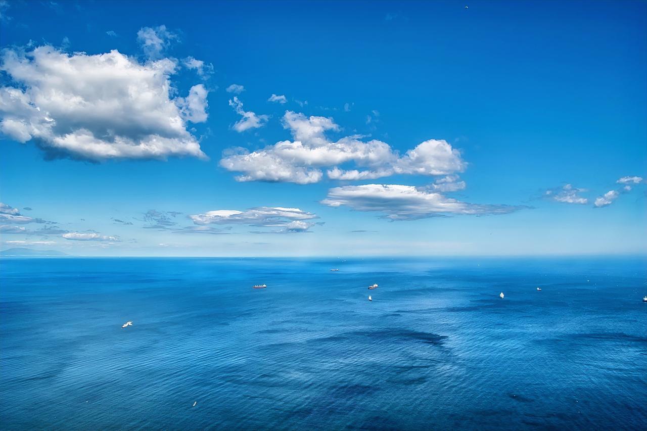 山高云在上；
海阔天作岸。