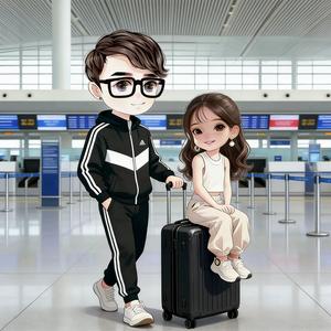 欣爸欣宝在路上