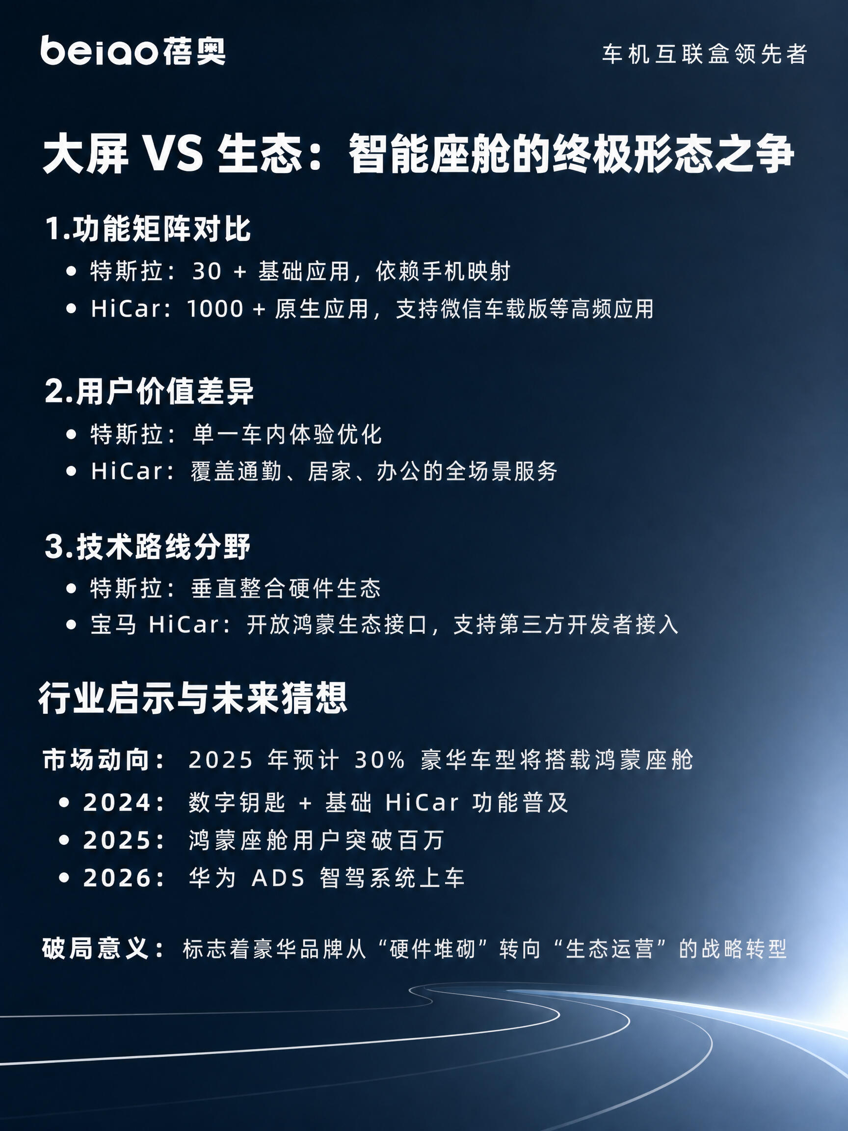 宝马敲定和华为合作属实让人意外。放弃固守Car‑Play，接入HiCar，看得出
