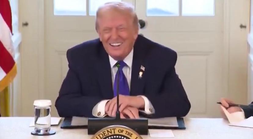 特朗普今天说：“我这人向来不待见风力发电机。”“我可以骄傲地说……自打我上任以来