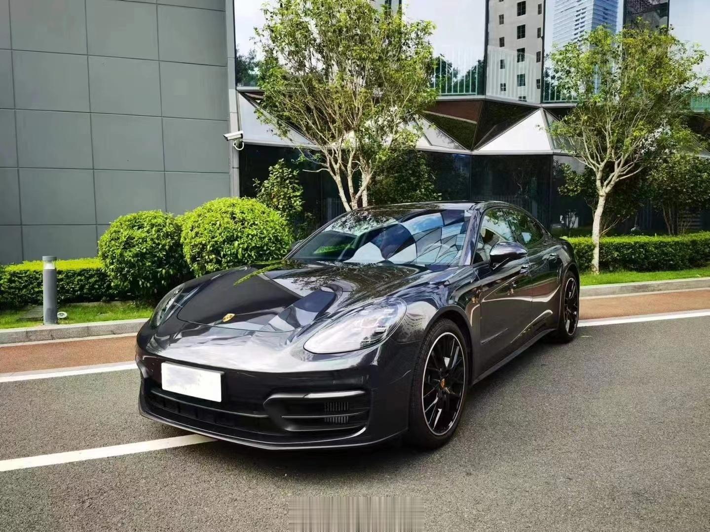 保时捷 Panamera 极品二手车[酷][酷]火山灰/黑红，带全景天窗、SC组