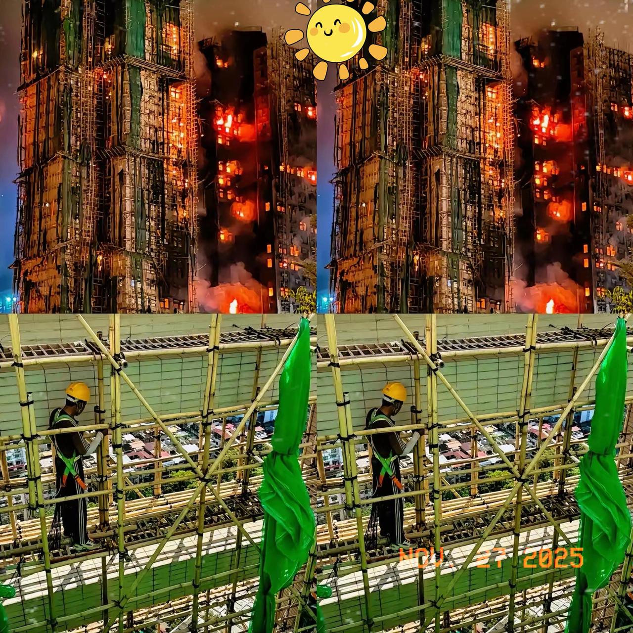 终于真相大白了，
香港为什么一直用竹子脚手架？
不是香港落后，也不是用不起钢筋，