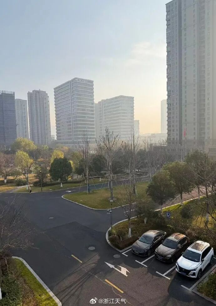 确认了:7级!还有雨夹雪、雪!明天抵达浙江