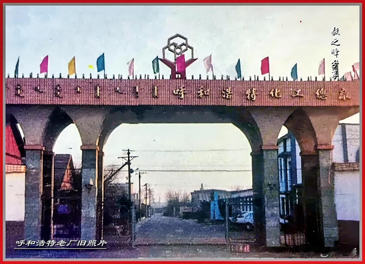 呼和浩特老厂旧照片19 ：一张旧照片一份情怀，这是呼和浩特老化工厂的旧照片，有了