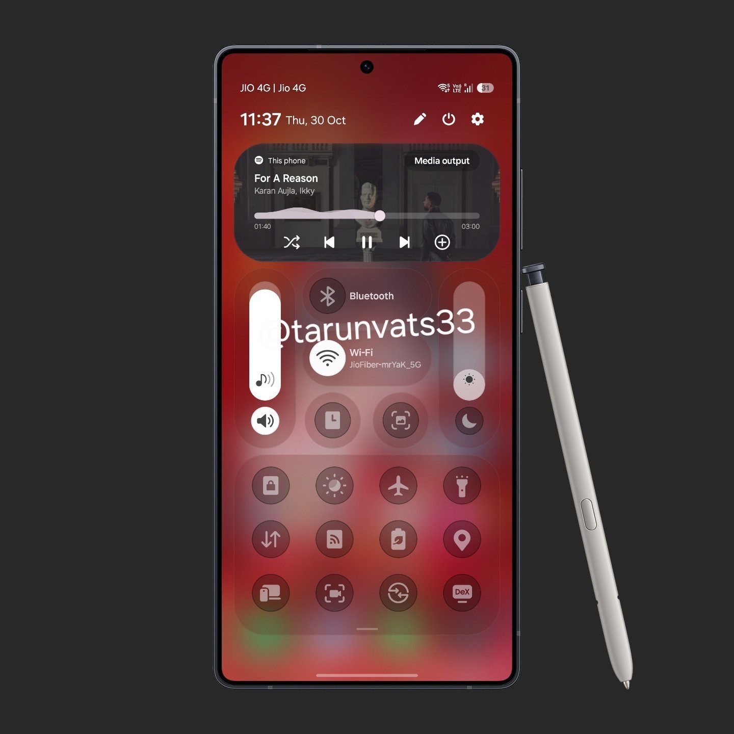 Galaxy S26 或者说One UI 8.5最新版本改动更时尚的快捷栏 ​​
