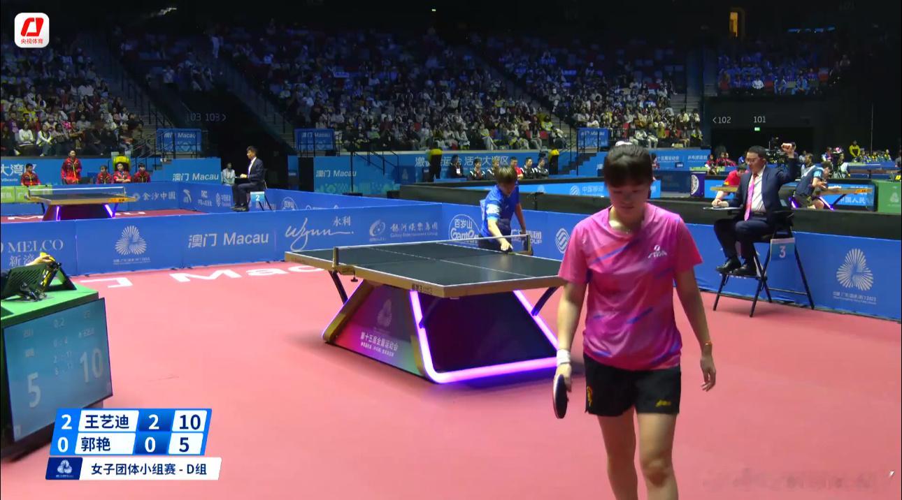 2025大湾区全运会女子团体D组辽宁3-0四川陈幸同/王艺迪3-0冷雨桐/郭艳（