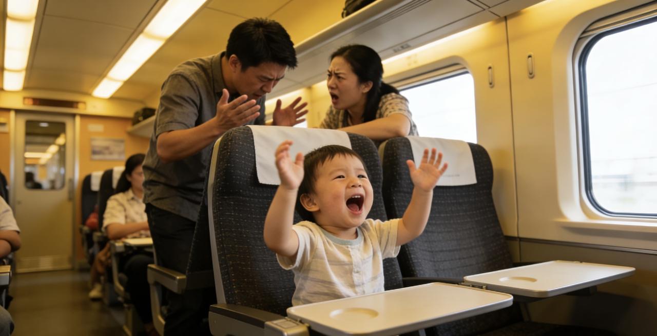 2岁小孩高铁唱歌引发混战：公共空间的“容忍度”到底在哪？

这两天，一段高铁上的