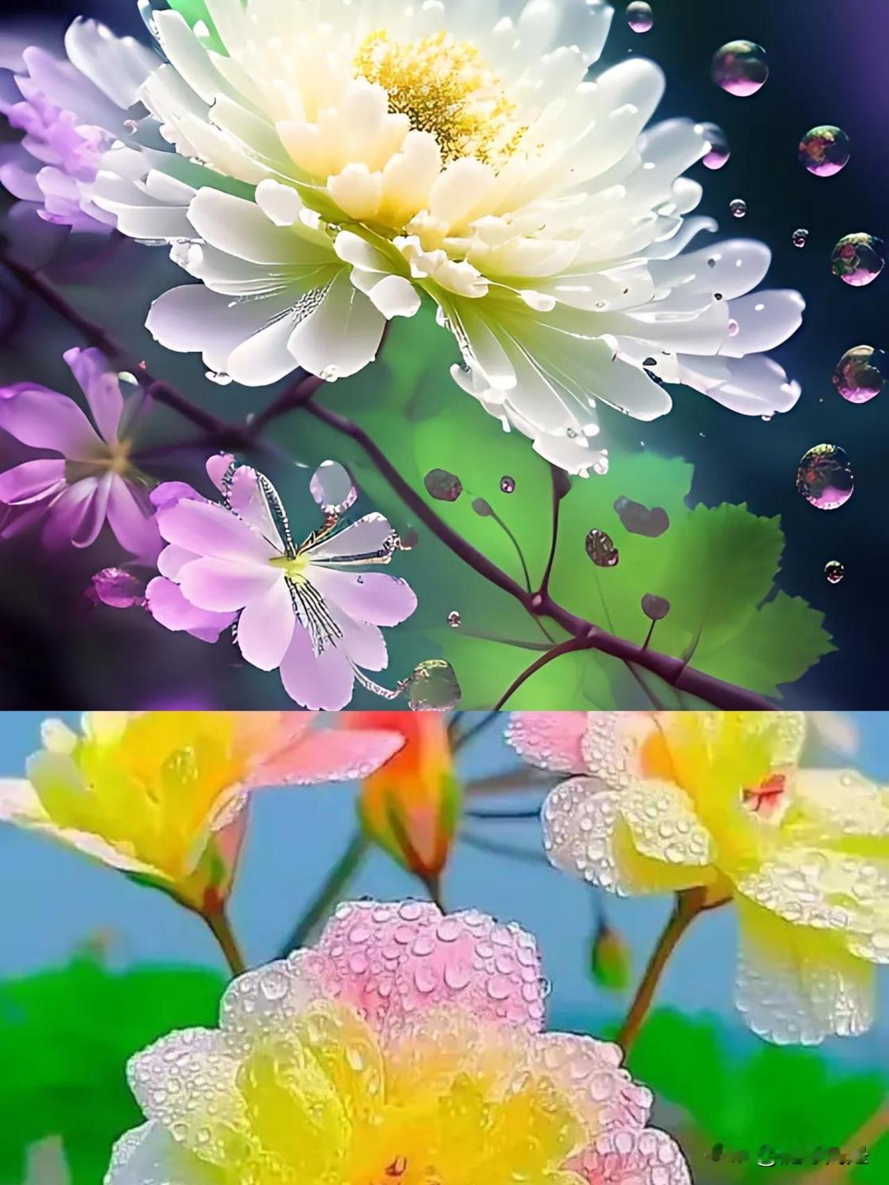 这些花草拼图，真是美妙，荷花池的盛夏花儿。在这样环境下吸收空气真是舒服了。
