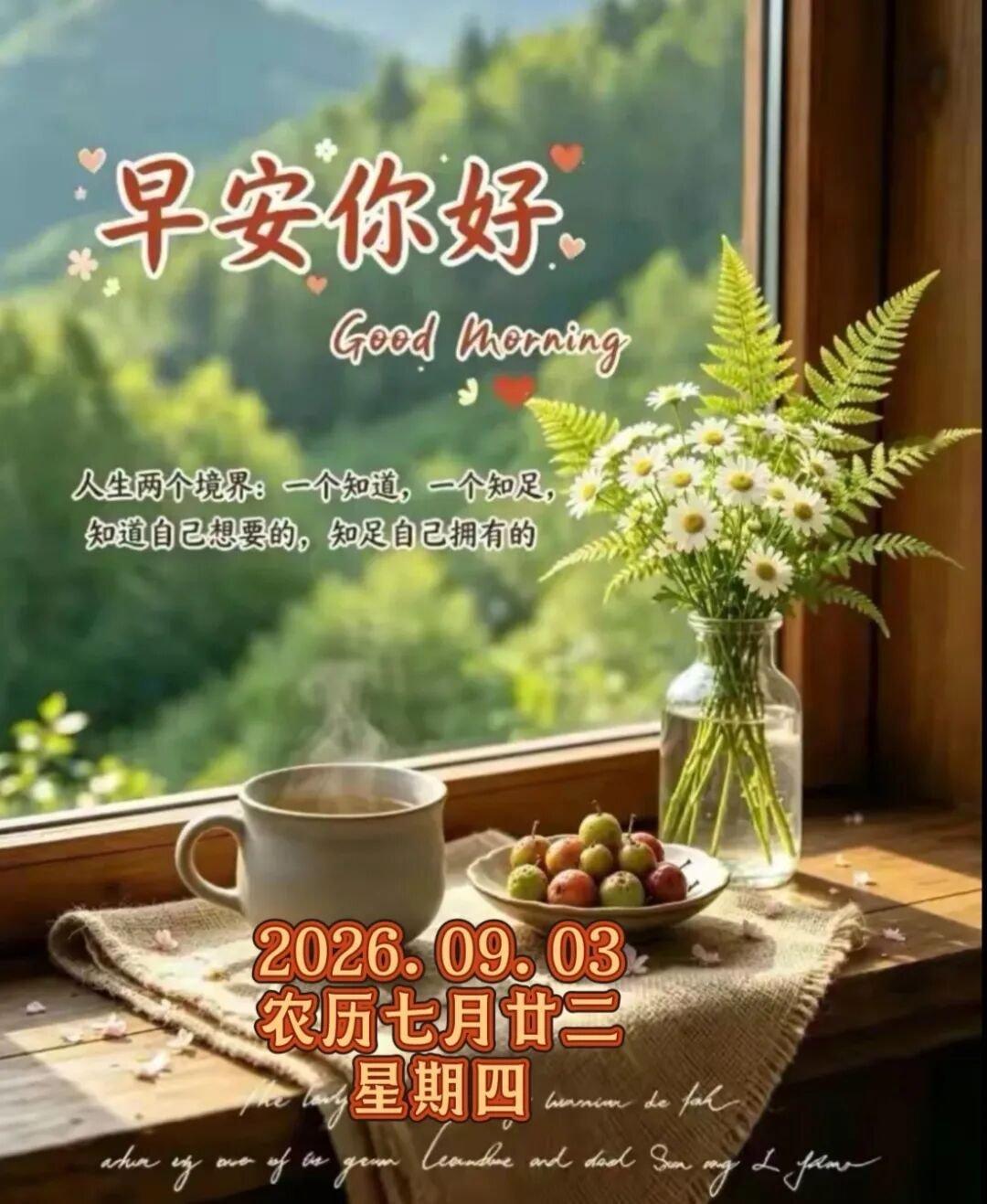 🌹💖美好如约而至💝🌷💞໑ຼ0໑ຼ6.9.3.七月廿二💕🌺周四顺吉,