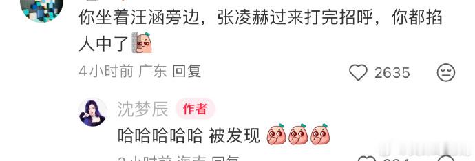沈梦辰被张凌赫帅到掐人中没想到美女见到帅哥也是和大家一样的反应，可想而知张赫凌有