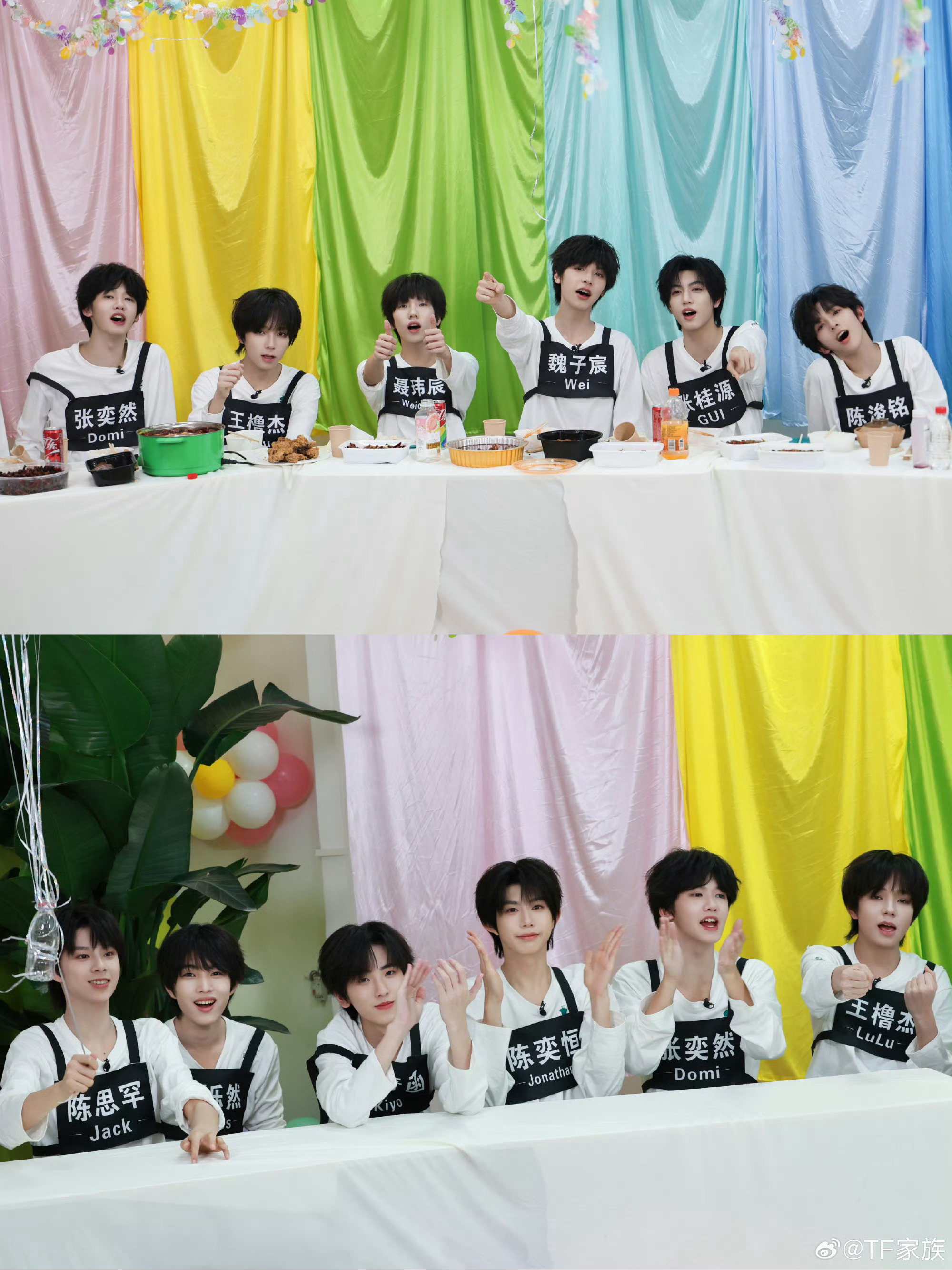 TF家族入驻芒果芒果TV主创社区既然入驻了就别抠抠搜搜的，多放饭，ok? ​​​