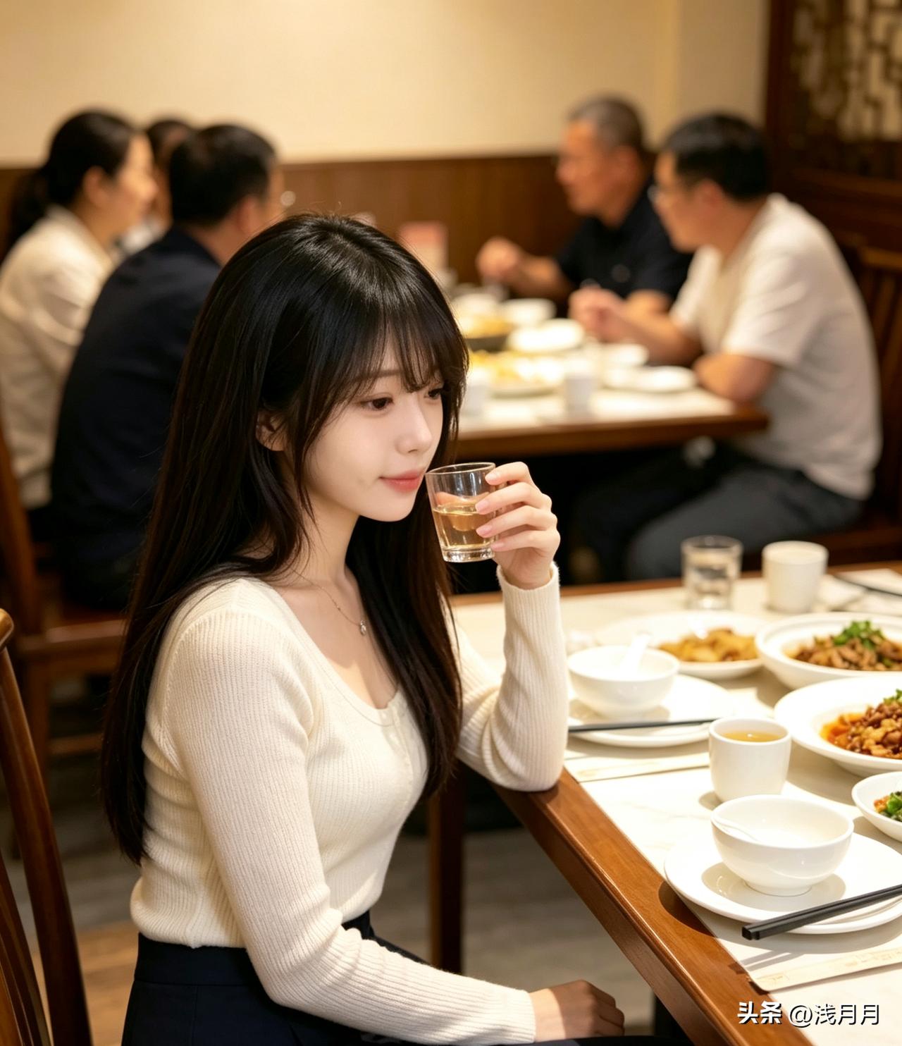聚餐闲聊。
 
23 岁小姑娘性子直，别人问起存款，她就实话实说了。
 
一开始