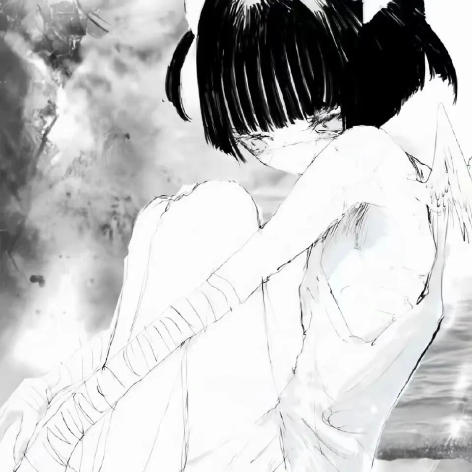 WeChat动漫女头‖女生头像‖头像搭配 忧郁头像｜黑白头像｜动漫女头｜头像壁纸