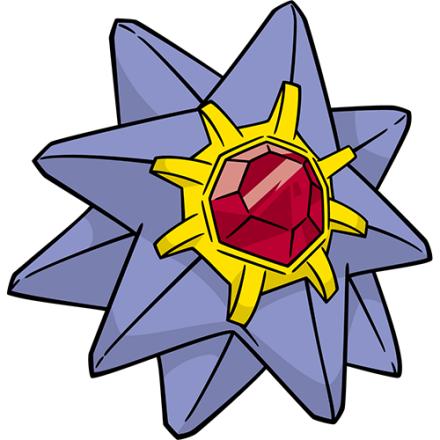 宝石海星（日文︰スターミー，英文︰Starmie）是水属性／超能力属性的宝可梦，