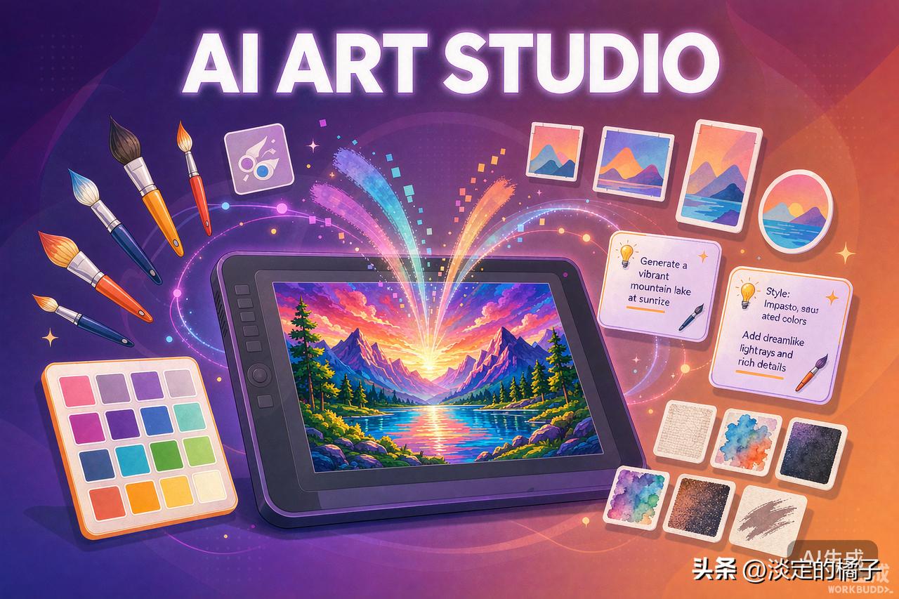 AI绘画素材分享：这5个免费资源站，让你的创作效率翻倍
最近不少粉丝私信问我：用
