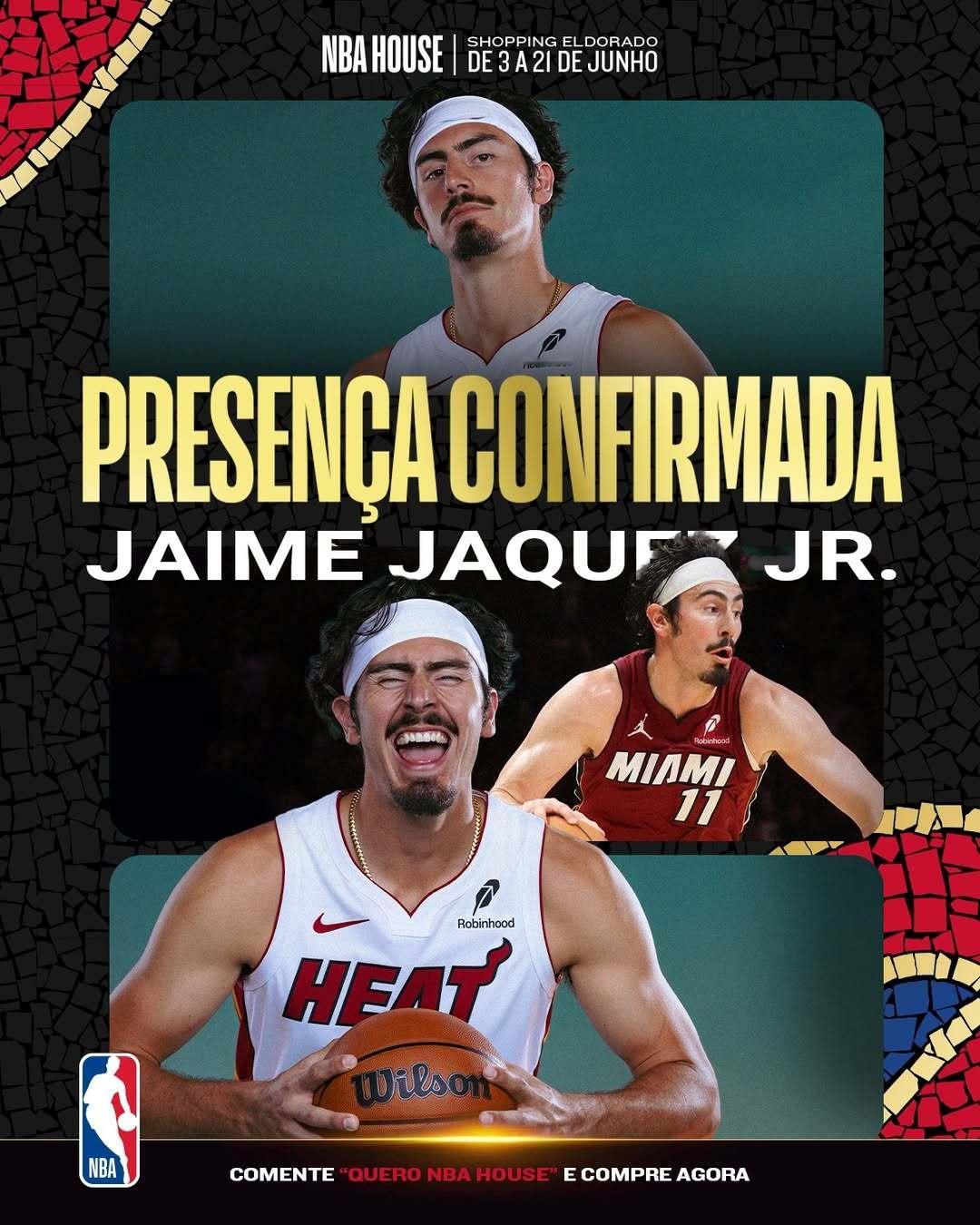 哈克斯将在今年总决赛期间前往圣保罗，参加NBA House门店举办的两场线下观赛