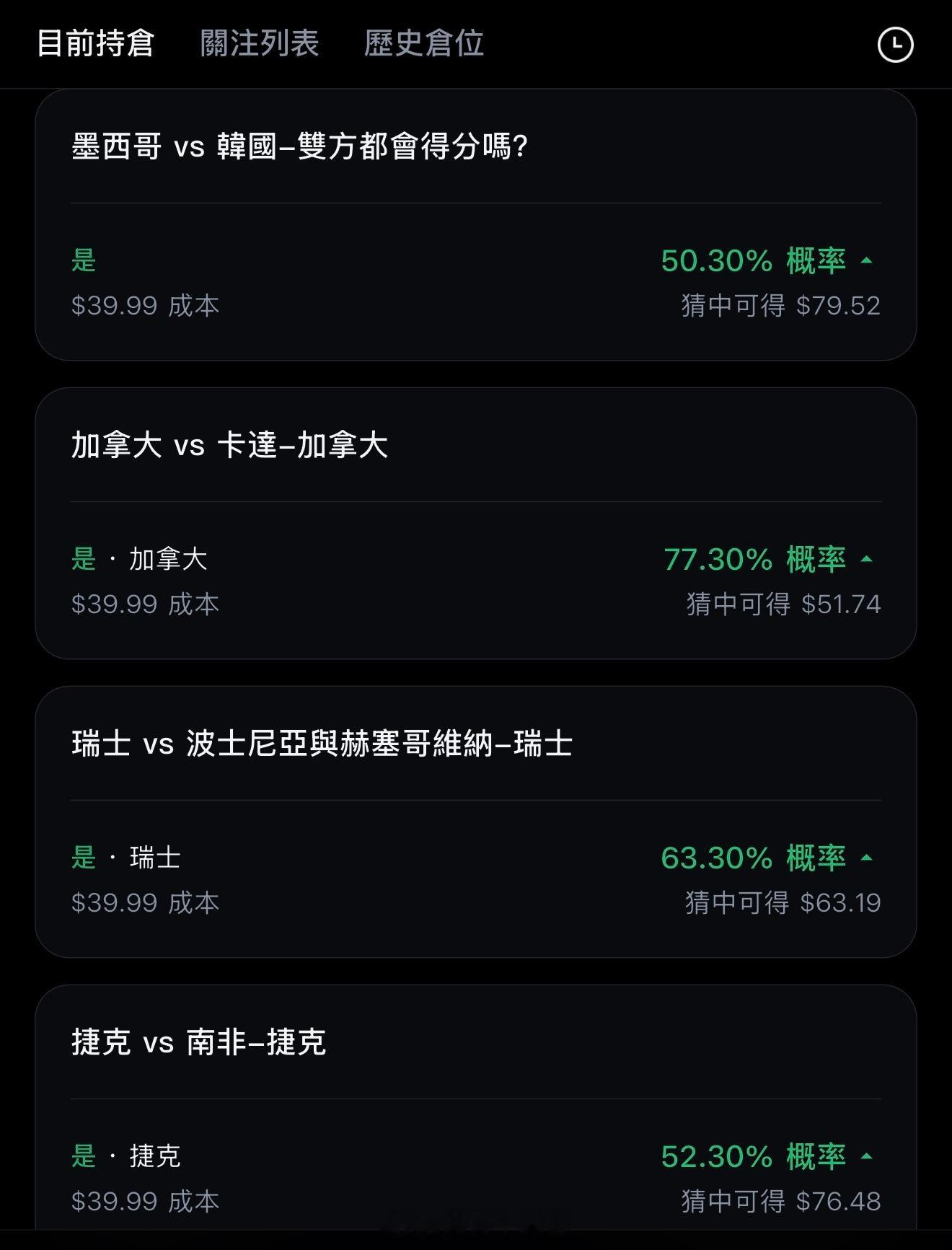 上班上烦了的我只会在预测市场kuku下单