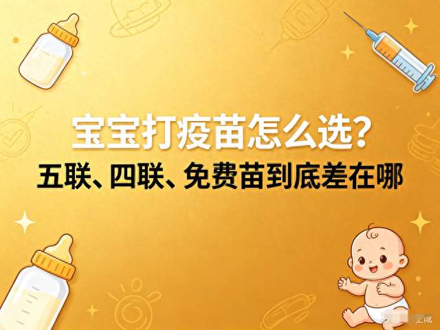 宝宝打疫苗怎么选？五联、四联、免费苗到底差在哪