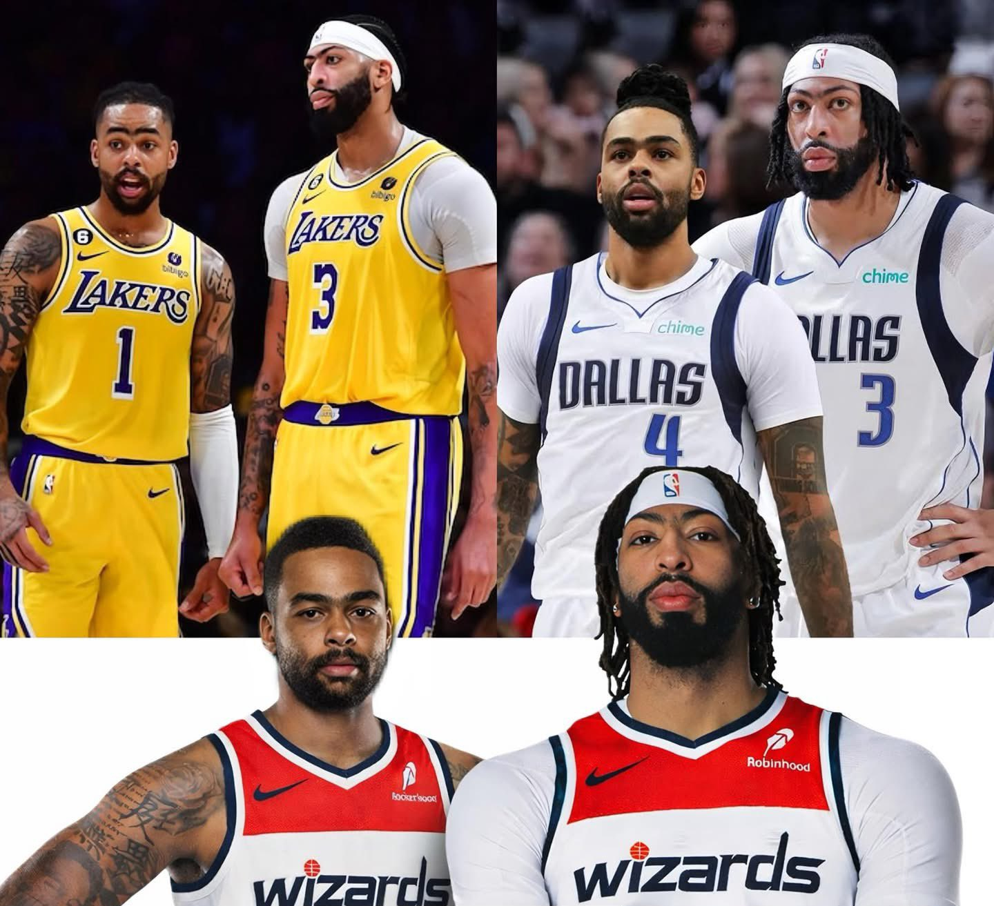 一晚上又有大交易，独行侠的三位状元都没等到合体的那一天独行侠用浓眉、哈迪、拉塞尔