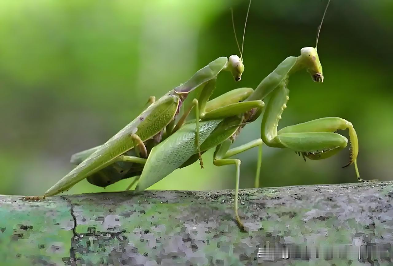 为什么母螳螂要吃公螳螂?
螳螂是凶猛的肉食猎手，眼里会动的小东西，优先当成猎物，