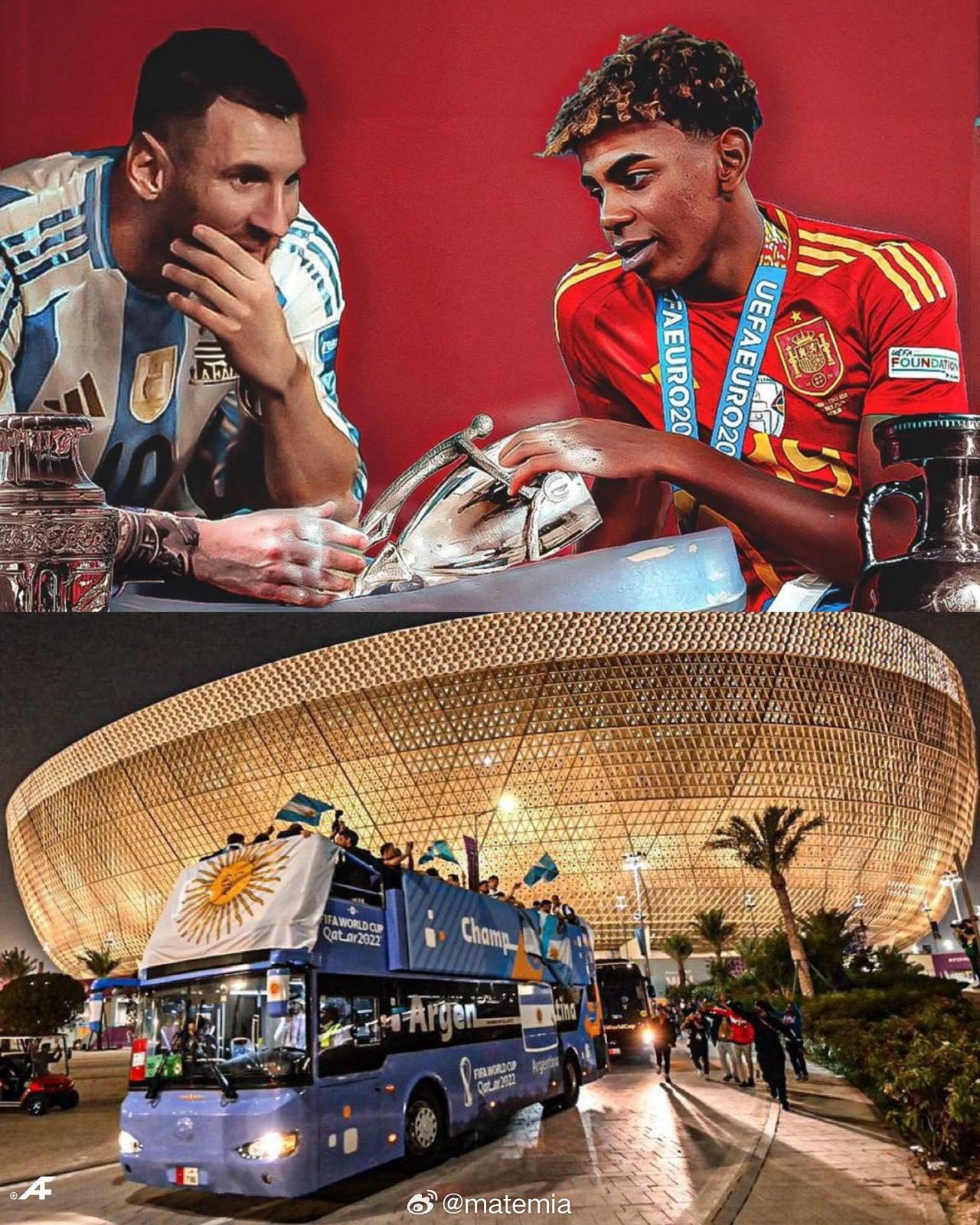 🏆🇦🇷🇪🇸 距离决赛还有三周，卡塔尔仍抱有举办欧美杯 决赛的希望。⛔ 