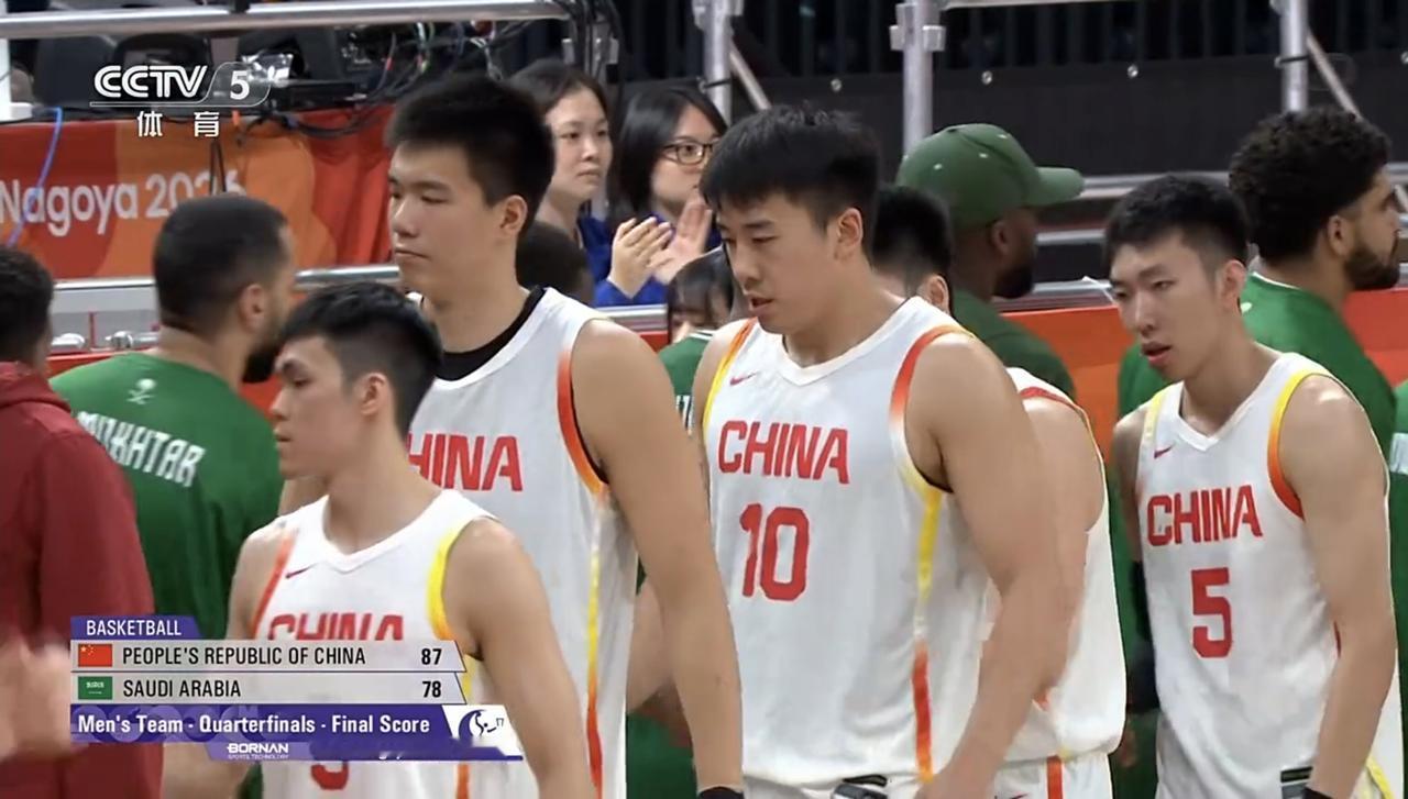 绝境翻盘！中国男篮87-78险胜沙特，挺进亚运四强
 名古屋亚运会男篮1/4决赛