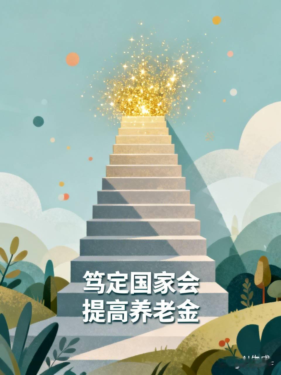 不听楼梯响，也能“人”下来

以往每年七月初，就已能知晓养老金会上涨2%或3%。