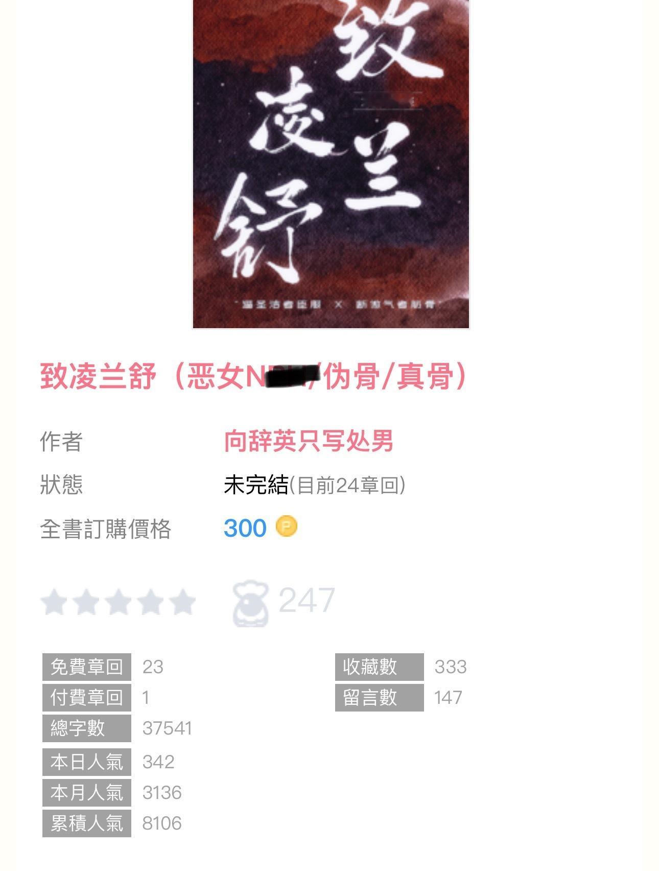 【新書播报】《致凌兰舒》by向辞英只写处男🔸连载 🔹n／校园／🦴科／恶女 