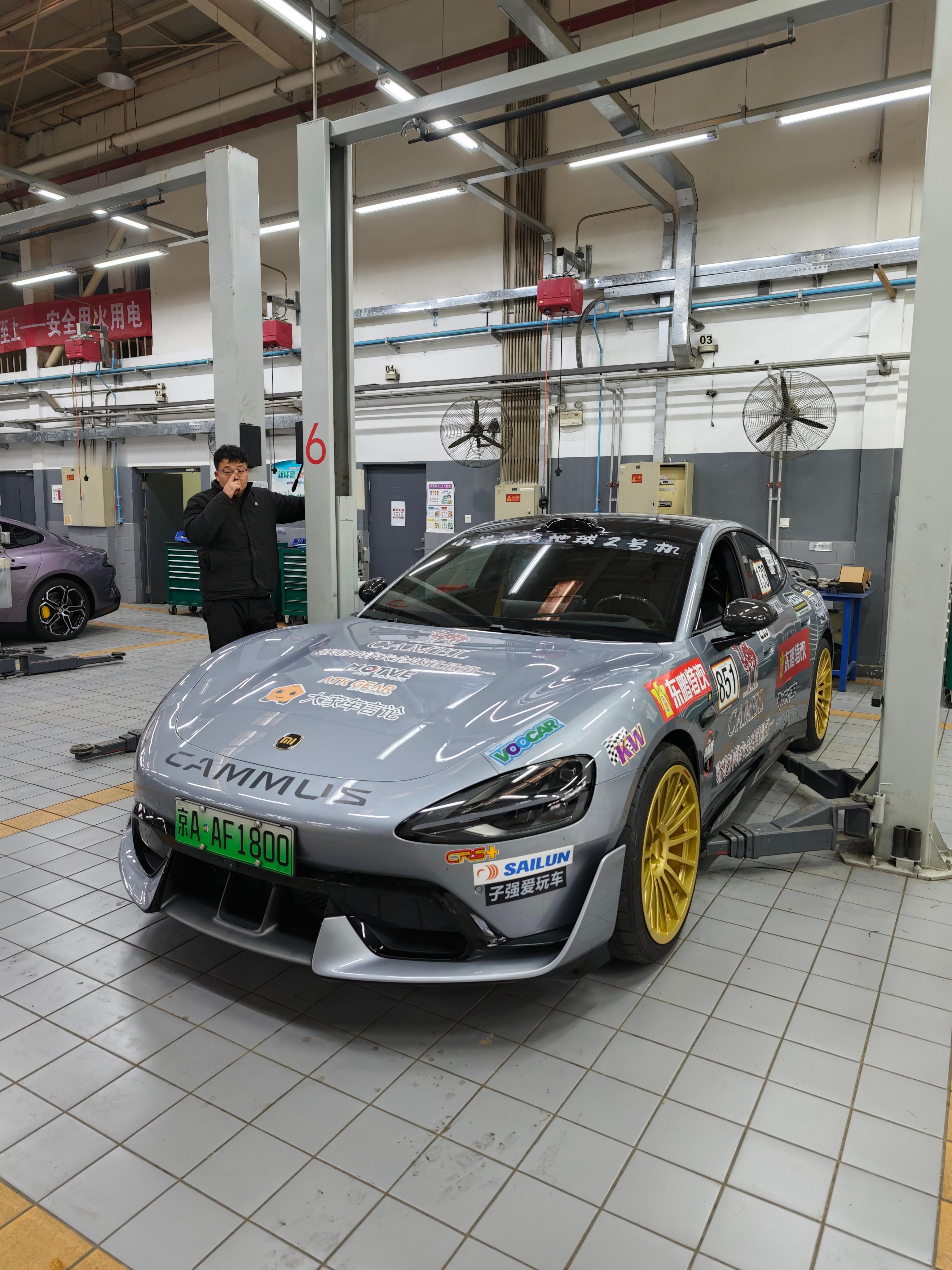 小7子回国，去4s店全套整备结束，倾角回归正常，3.37，3.4，这才是正常跑赛